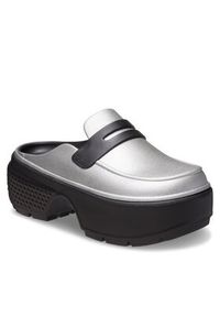 Crocs Klapki Stomp Metallic Loafer Clog 210363 Srebrny. Kolor: srebrny #5