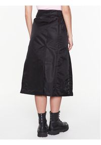 Remain Spódnica trapezowa Nylon Midi Slit RM2118 Czarny Regular Fit. Kolor: czarny. Materiał: nylon, syntetyk
