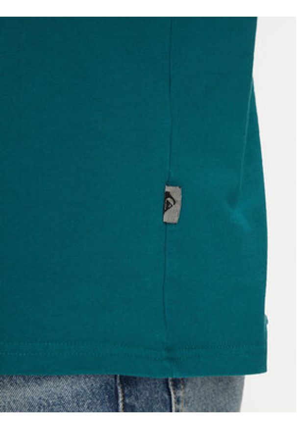 Quiksilver T-Shirt EQYZT08033 Zielony Regular Fit. Kolor: zielony. Materiał: bawełna