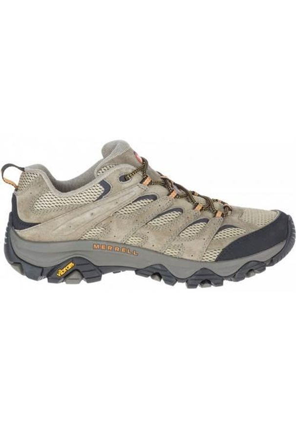 Buty trekkingowe męskie Merrell Moab 3 Ventilator. Zapięcie: sznurówki. Kolor: wielokolorowy, beżowy. Materiał: materiał. Szerokość cholewki: normalna. Sport: turystyka piesza