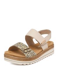 Remonte Sandały CEO-D0Q59-60 Beżowy. Kolor: beżowy. Materiał: skóra #3