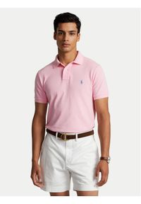 Polo Ralph Lauren Polo Core Replen 710782592 Różowy Custom Slim Fit. Typ kołnierza: polo. Kolor: różowy. Materiał: bawełna