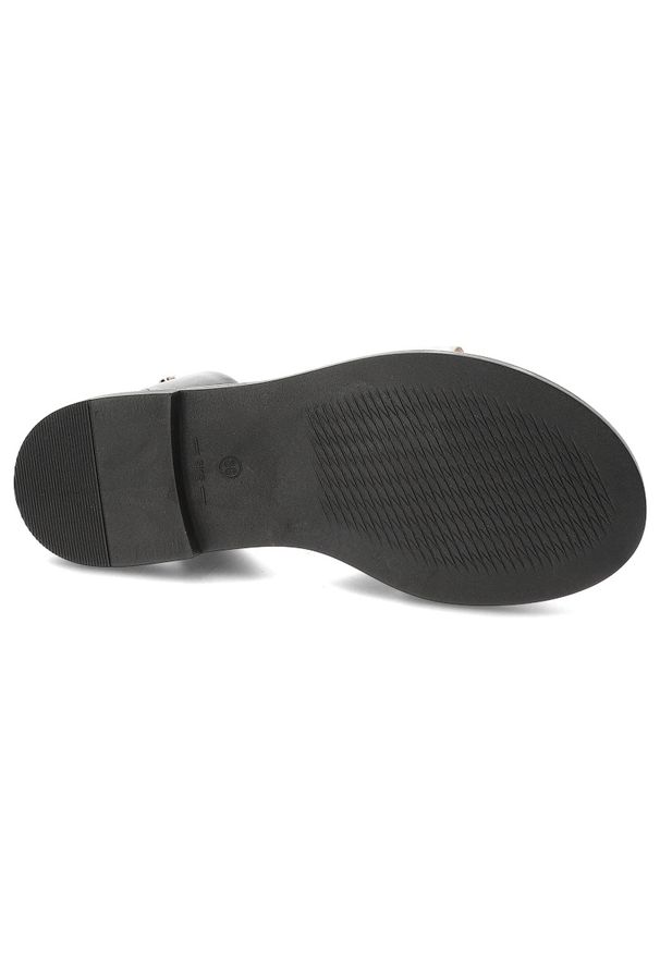 Czarne Sandały Armodo Eleganckie Obuwie Damskie. Zapięcie: pasek. Kolor: czarny. Materiał: skóra. Styl: elegancki