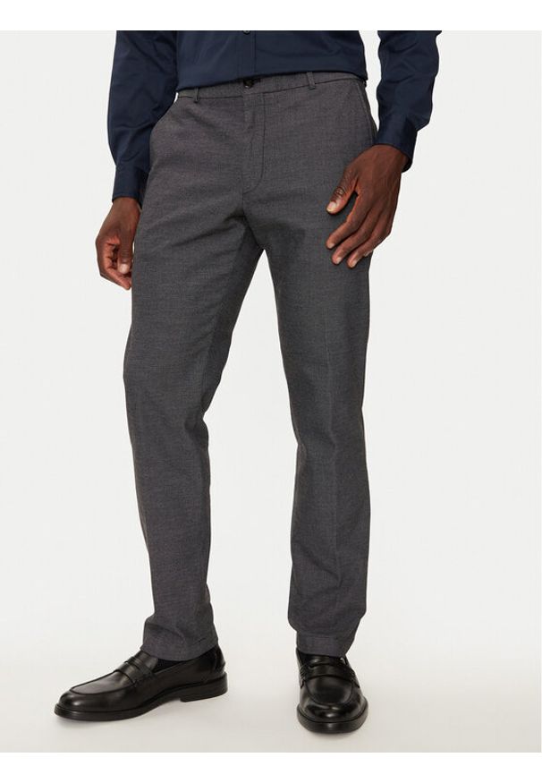 JOOP! Chinosy 17 JT-18Hank12-W 30043734 Szary Slim Fit. Kolor: szary. Materiał: syntetyk, bawełna