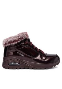 skechers - Trzewiki Skechers. Kolor: czerwony #1