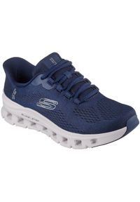 skechers - Adidasy Skechers Glide-step Pro - Elron, Mężczyźni. Kolor: niebieski. Materiał: materiał. Sport: fitness