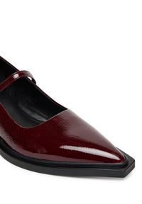 Vagabond Shoemakers Czółenka Vivian 5553-060-38 Bordowy. Kolor: czerwony. Materiał: lakier, skóra #5