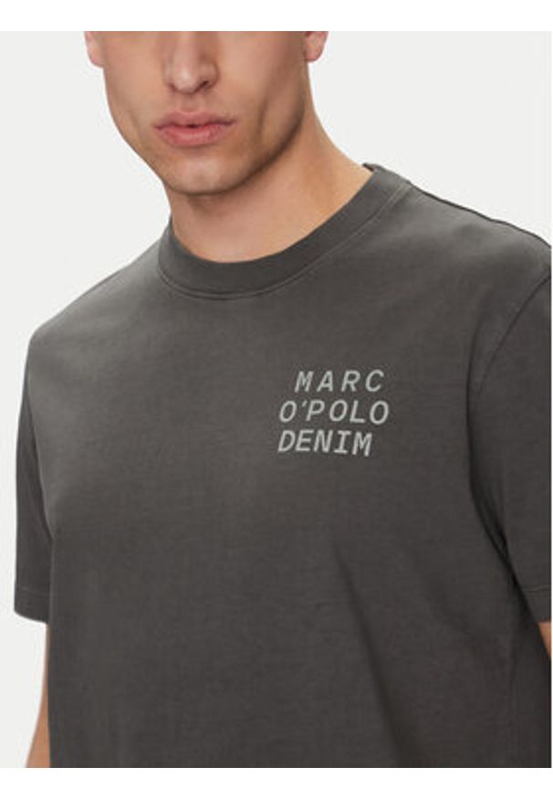 Marc O'Polo Denim T-Shirt 500 0006 040 Szary Relaxed Fit. Typ kołnierza: polo. Kolor: szary. Materiał: bawełna