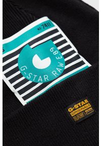 G-Star RAW - G-Star Raw czapka bawełniana D21595.B146 kolor czarny bawełniana. Kolor: czarny. Materiał: bawełna #2