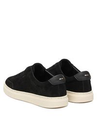 BOSS Sneakersy Kieran 50554611 Czarny. Kolor: czarny. Materiał: skóra, zamsz