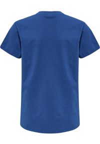 Hummel Koszulka bawełniana dziecięca sportowa RED BASIC T-shirt. Kolor: niebieski. Materiał: bawełna. Sport: piłka ręczna