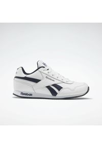 Buty do chodzenia dla dzieci Reebok Royal Cljog 30. Zapięcie: sznurówki. Kolor: biały, niebieski, wielokolorowy. Materiał: syntetyk, materiał. Szerokość cholewki: normalna. Model: Reebok Royal. Sport: turystyka piesza