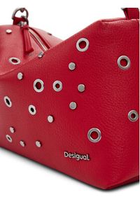 Desigual Torebka 25SAXPAN Czerwony. Kolor: czerwony. Materiał: skórzane