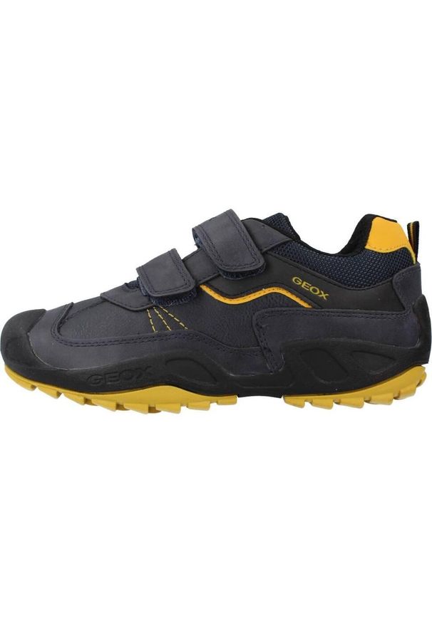 Buty do chodzenia dla dzieci Geox New Savage. Kolor: czarny, wielokolorowy, niebieski, żółty. Sport: turystyka piesza