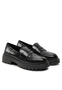 Love Moschino - LOVE MOSCHINO Loafersy JA10255G1LJD0000 Czarny. Kolor: czarny. Materiał: skóra