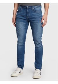 Pepe Jeans Jeansy Finsbury PM206321 Niebieski Skinny Fit. Kolor: niebieski