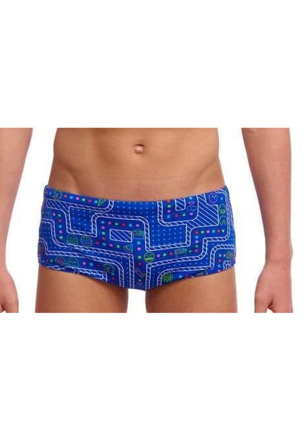 Kąpielówki FUNKY TRUNKS Much Munchies - trunki chłopięce. Kolor: niebieski