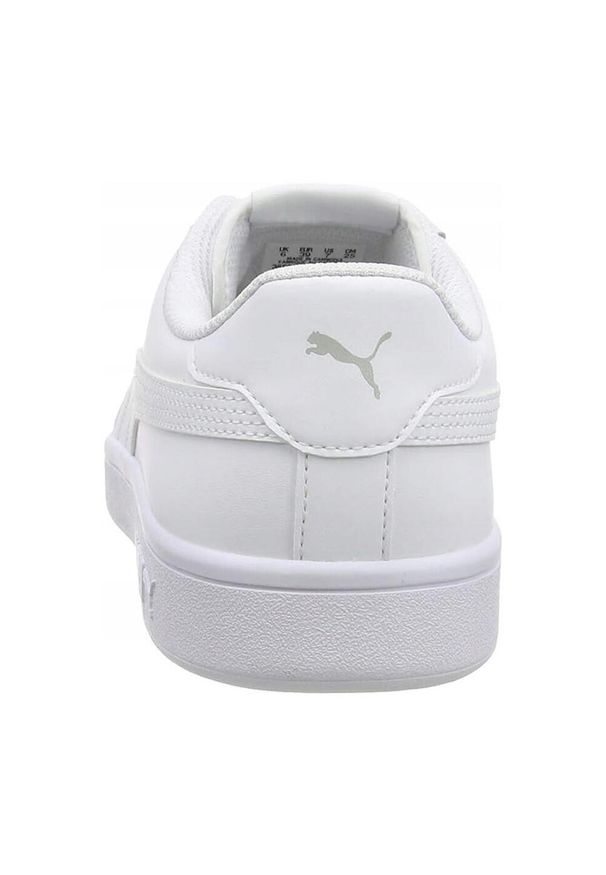 Puma - Męskie Skórzane Buty Treningowe Smash V2. Kolor: biały. Materiał: skóra. Sport: turystyka piesza