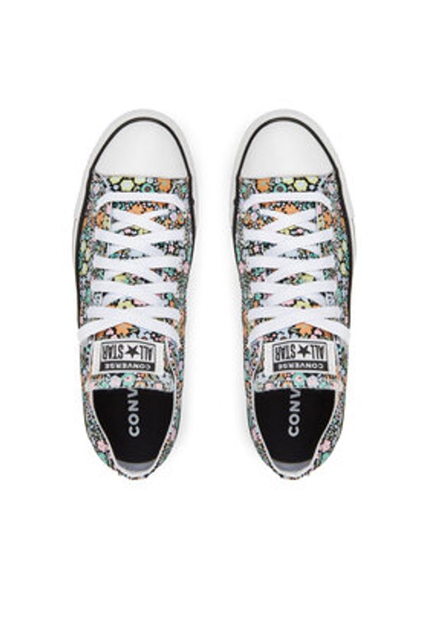 Converse Trampki Chuck Taylor All Star Mini Flowers A14981C Kolorowy. Materiał: materiał. Wzór: kolorowy