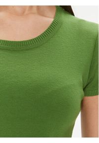 United Colors of Benetton - United Colors Of Benetton T-Shirt 1091D1M10 Zielony Regular Fit. Kolor: zielony. Materiał: bawełna #5