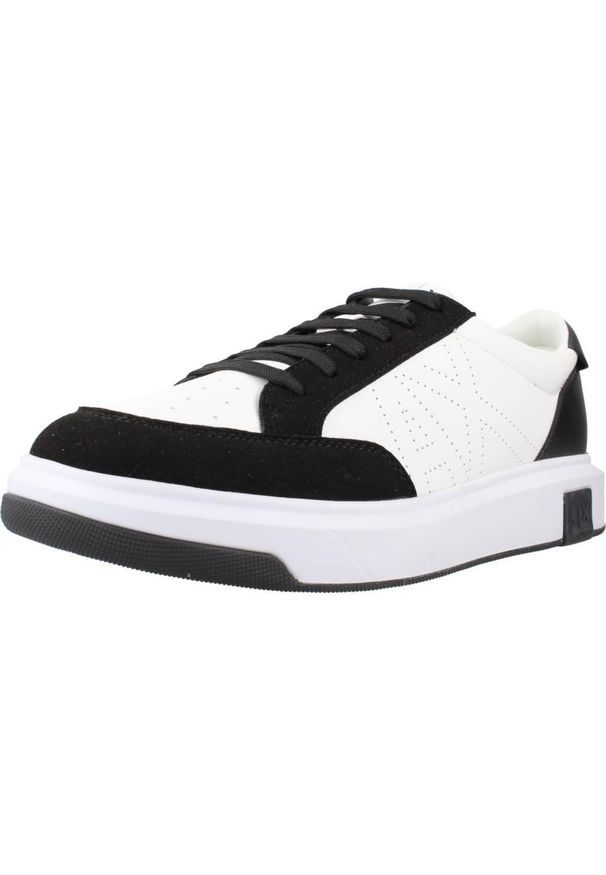 Armani Exchange - Kapcie ARMANI EXCHANGE XUX177 XV762 Biały. Kolor: biały. Materiał: syntetyk. Sport: turystyka piesza