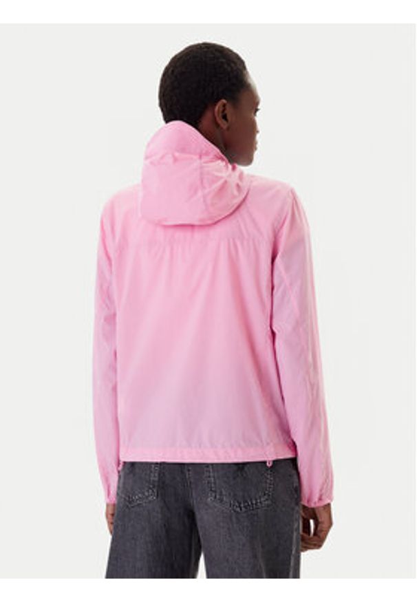 Tommy Jeans Wiatrówka DW0DW21188 Różowy Regular Fit. Kolor: różowy. Materiał: syntetyk