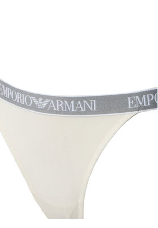 Emporio Armani Underwear Komplet stringów EW000405 AF19026 M0082 Biały. Kolor: biały. Materiał: bawełna
