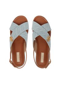 Liu Jo Sandały Flo 03 SA6141 TX523 Niebieski. Kolor: niebieski. Materiał: materiał #6