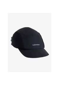 Czapka z daszkiem Icebreaker Shell+ Windbreaker 5 Panel Cap - black. Kolor: czarny. Sezon: zima