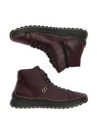 Rieker Trzewiki CEO-71510-30 Bordowy. Kolor: czerwony. Materiał: syntetyk, materiał #2