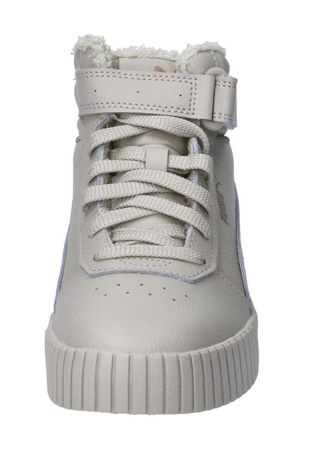 Sneakersy damskie Puma Carina 2.0 Mid WTR (385852-07). Wysokość cholewki: przed kolano. Zapięcie: pasek. Kolor: beżowy, różowy, wielokolorowy. Szerokość cholewki: normalna