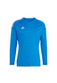 Adidas - Koszulka bramkarska męska adidas Tiro 23 Competition Long Sleeve. Kolor: niebieski, biały, wielokolorowy. Długość rękawa: długi rękaw