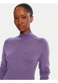 LOLA CASADEMUNT Golf LF2515007 Fioletowy Regular Fit. Typ kołnierza: golf. Kolor: fioletowy. Materiał: wiskoza #4