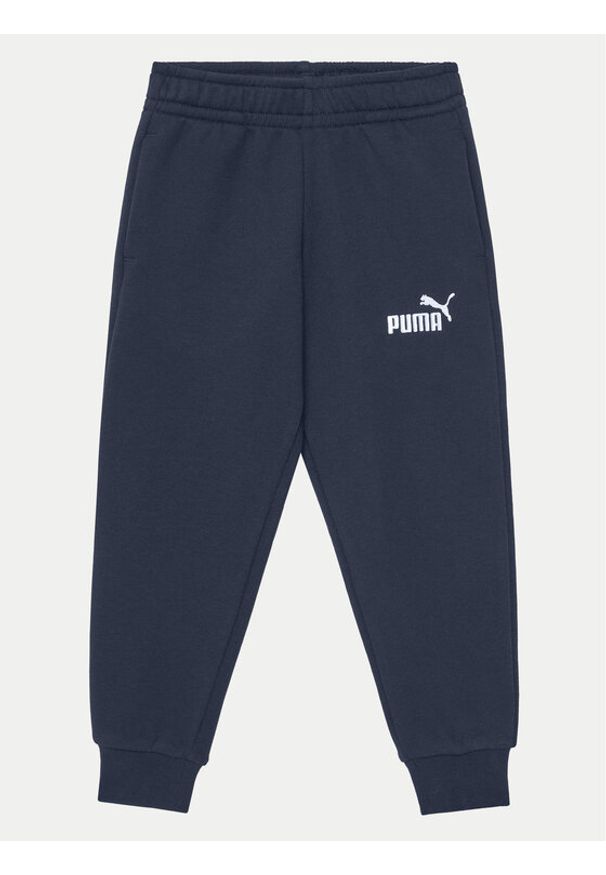 Puma Spodnie dresowe Ess 684934 Granatowy Regular Fit. Kolor: niebieski. Materiał: syntetyk, bawełna
