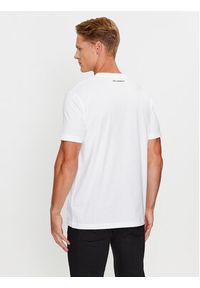 Karl Lagerfeld - KARL LAGERFELD T-Shirt 755061 534241 Biały Regular Fit. Typ kołnierza: dekolt w karo. Kolor: biały. Materiał: bawełna #5