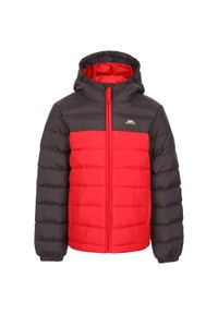 TRESPASS - Kurtka Dziecięca. Kolor: czerwony. Materiał: puch. Styl: sportowy