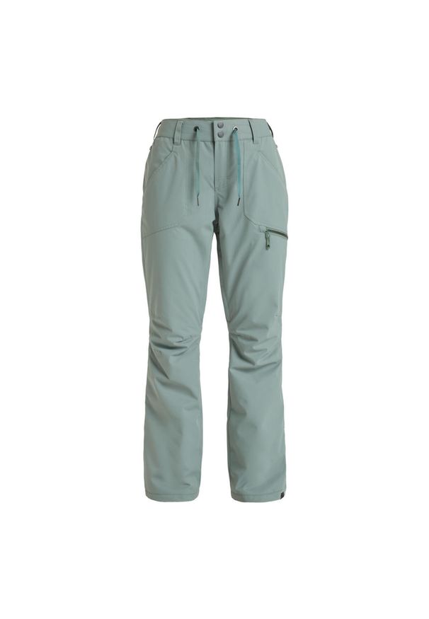 Roxy - Spodnie snowboardowe damskie ROXY Nadia. Kolor: zielony. Sezon: zima. Sport: snowboard