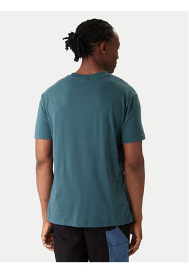 Karl Lagerfeld Jeans T-Shirt A2M17072 Zielony Regular Fit. Kolor: zielony. Materiał: syntetyk, bawełna