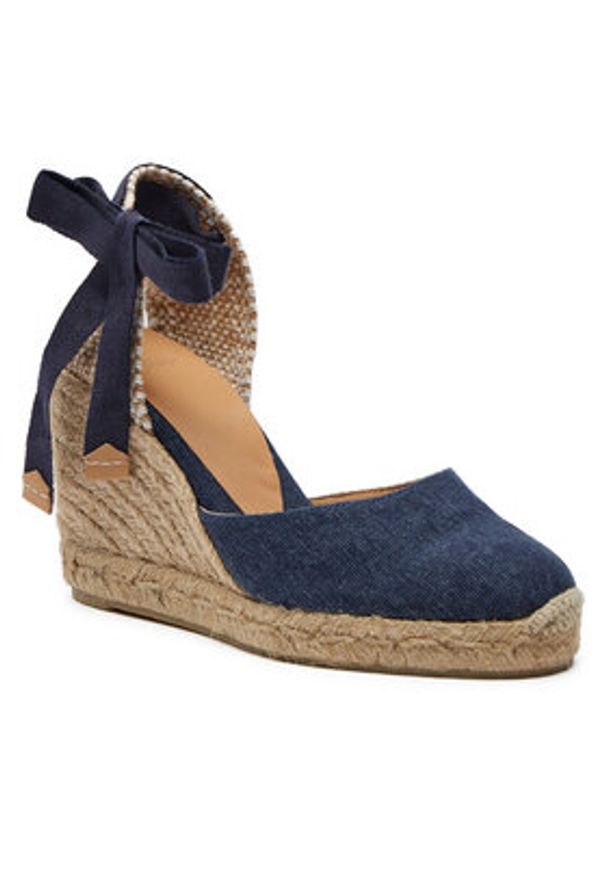 Castañer Espadryle Carina/8/002 021642 Niebieski. Kolor: niebieski. Materiał: materiał