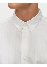 Calvin Klein Koszula K10K113211 Biały Slim Fit. Kolor: biały. Materiał: bawełna #4
