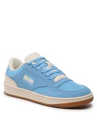 Tommy Jeans Sneakersy Wmn Retro Cups Suede EN0EN02112 Niebieski. Kolor: niebieski. Materiał: zamsz, skóra #3