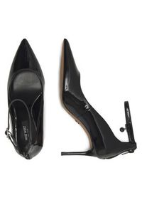 Nine West Szpilki SJ1489 Czarny. Kolor: czarny. Materiał: skóra. Obcas: na szpilce #6