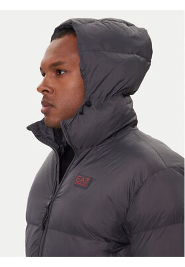 EA7 Emporio Armani Kurtka zimowa 7M000694 AF15956 U8117 Szary Regular Fit. Kolor: szary. Materiał: syntetyk. Sezon: zima