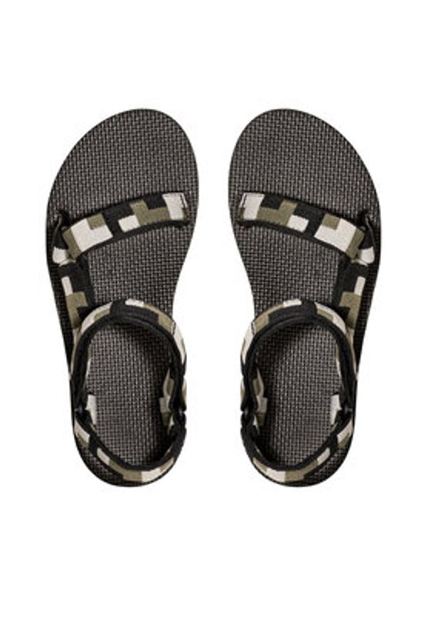 Teva Sandały Flatform Universal 1008844 Czarny. Kolor: czarny. Materiał: materiał