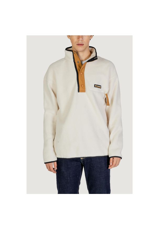 columbia - Bluza Mężczyzna COLUMBIA Helvetia™ II Half Snap Fleece. Kolor: biały. Materiał: poliester
