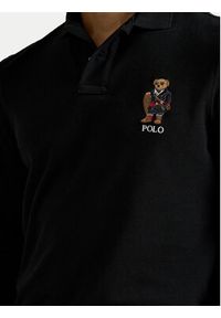 Polo Ralph Lauren Polo 710981793002 Czarny Classic Fit. Typ kołnierza: polo. Kolor: czarny. Materiał: bawełna #4