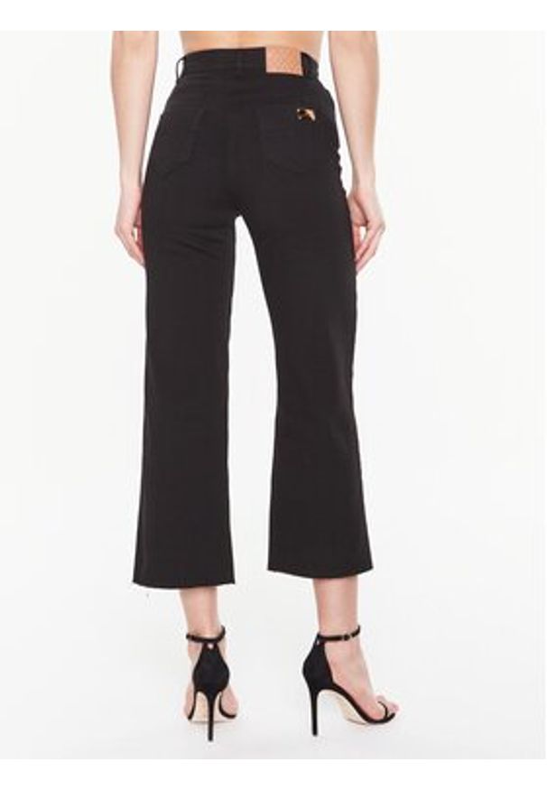 Elisabetta Franchi Jeansy PJ-89S-31E2-V250 Czarny Flare Fit. Kolor: czarny