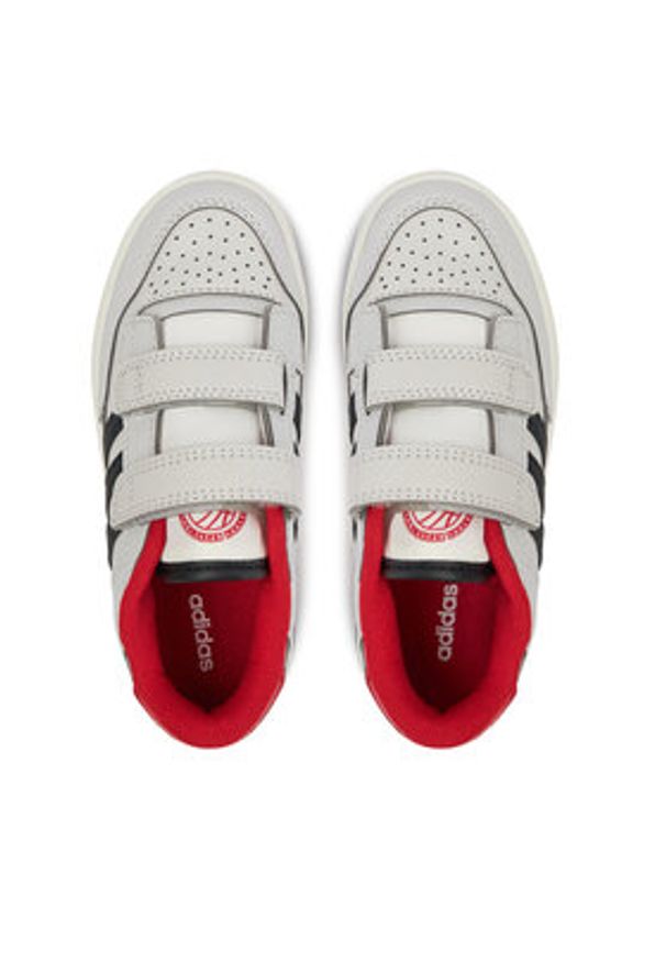 Adidas - adidas Sneakersy Rapid Court JS0636 Szary. Kolor: szary. Materiał: skóra