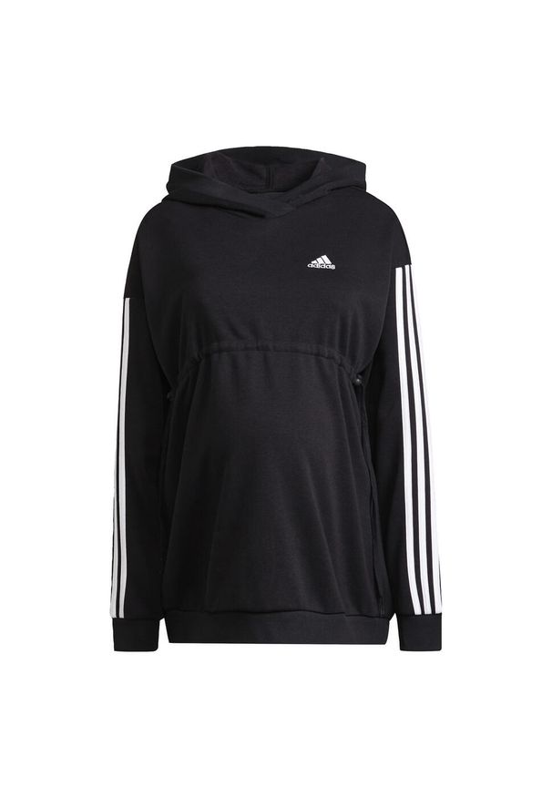 Bluza turystyczna damska Adidas Maternity. Kolor: czarny, biały, wielokolorowy. Materiał: elastan, poliester, bawełna. Sport: fitness