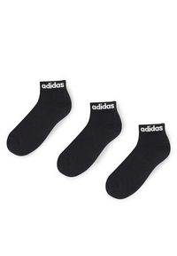 Adidas - adidas Zestaw 3 par niskich skarpet unisex IC1303 3-PACK Czarny. Kolor: czarny. Materiał: bawełna
